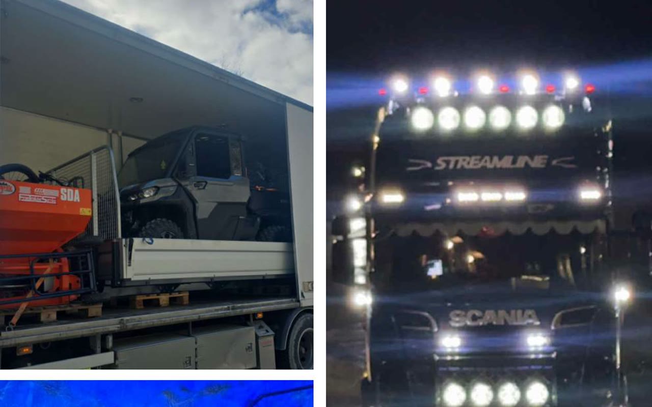 Skjermbilde av SK Paulsen Transport